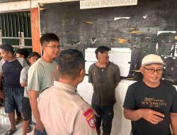 Mengaku 3 Kali Mencuri Coklat Di Kebun Masyarakat, Muka Terduga Pelaku Pencuri Coklat Babak Blur Diamuk Massa