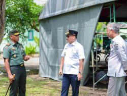 Gubernur Sulbar Suhardi Duka Tinjau Kesiapan Retret Pemprov 2025 di Makorem 142 Tatag