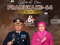 Kapolres Polman & Bhayangkari Ajak Generasi Muda Kobarkan Semangat Pramuka di HUT ke-64