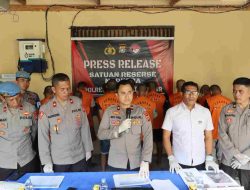 Polres Polman Tangkap 13 Tersangka Kasus Narkoba dalam Operasi Antik Marano 2025