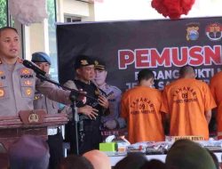 Polres Parepare Musnahkan 20 Kg Sabu, Tegaskan Komitmen Perangi Narkoba