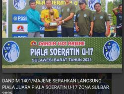 GASMAN Majene U-17 Juara Soeratin Cup Zona Sulbar 2025, Taklukkan PS Sandeq di Final