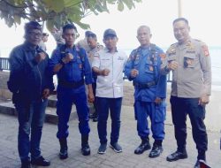 Polsek Pamboang dan Satpolairud Kawal Ketat Pelepasan Sandeq Silomba 2025