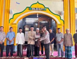 Polres Majene Tebar Kepedulian, Program 4S Lengkapi Masjid Nurul Hidayah dengan Perlengkapan Ibadah