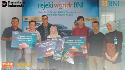 BNI Wilayah 07 Makassar Bagikan Hadiah Tahap Pertama Rejeki wondr BNI, Peluang Masih Terbuka hingga Februari 2026