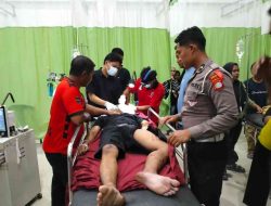 Tabrakan Motor Dan Mobil di Trans Sulawesi, Pengendara Motor Luka Serius