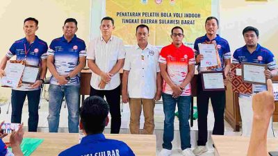 PBVSI Sulbar Tutup Kursus Pelatih Bola Voli Perdana, Lahirkan 38 Pelatih Berlisensi Jelang Porprov