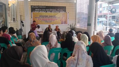 Anggota DPRD Praksi Golkar Dr. H. Muliadi Bintaha Menggelar Hearing Dialog Bersama Masyarakat Majene